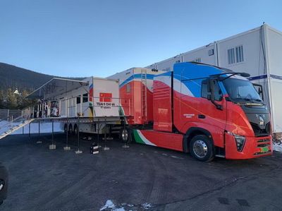 中國重汽智能雪蠟車 科技賦能，助力冬奧健兒馳騁賽場